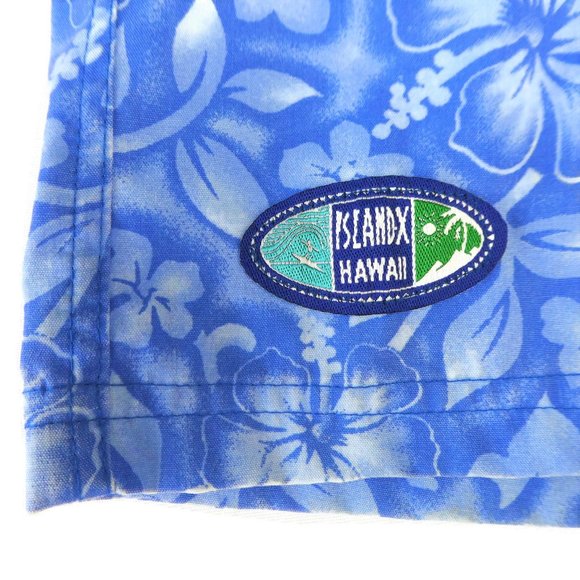 Vintage Swim Vintage 9s Island X Hawaii Board Shorts Blue Floral 34 Poshmark